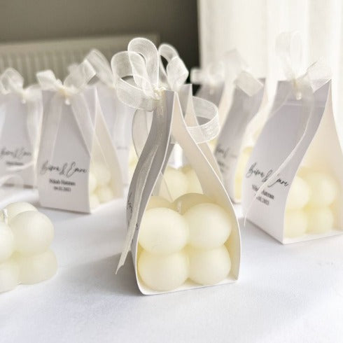 Mini Bubble Favor Candles